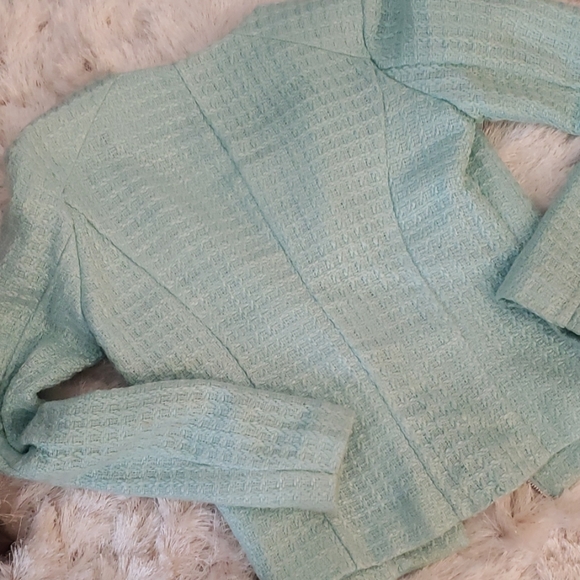 🌻 Textured pale green vera moda blazer/jacket - Picture 4 of 5